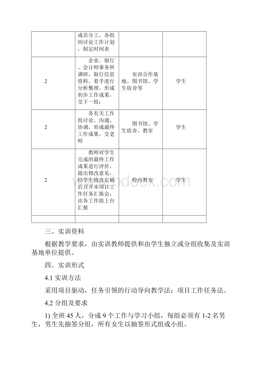 金融保险会计综合实训银行贷款业务办理实训教学项目设计.docx_第3页