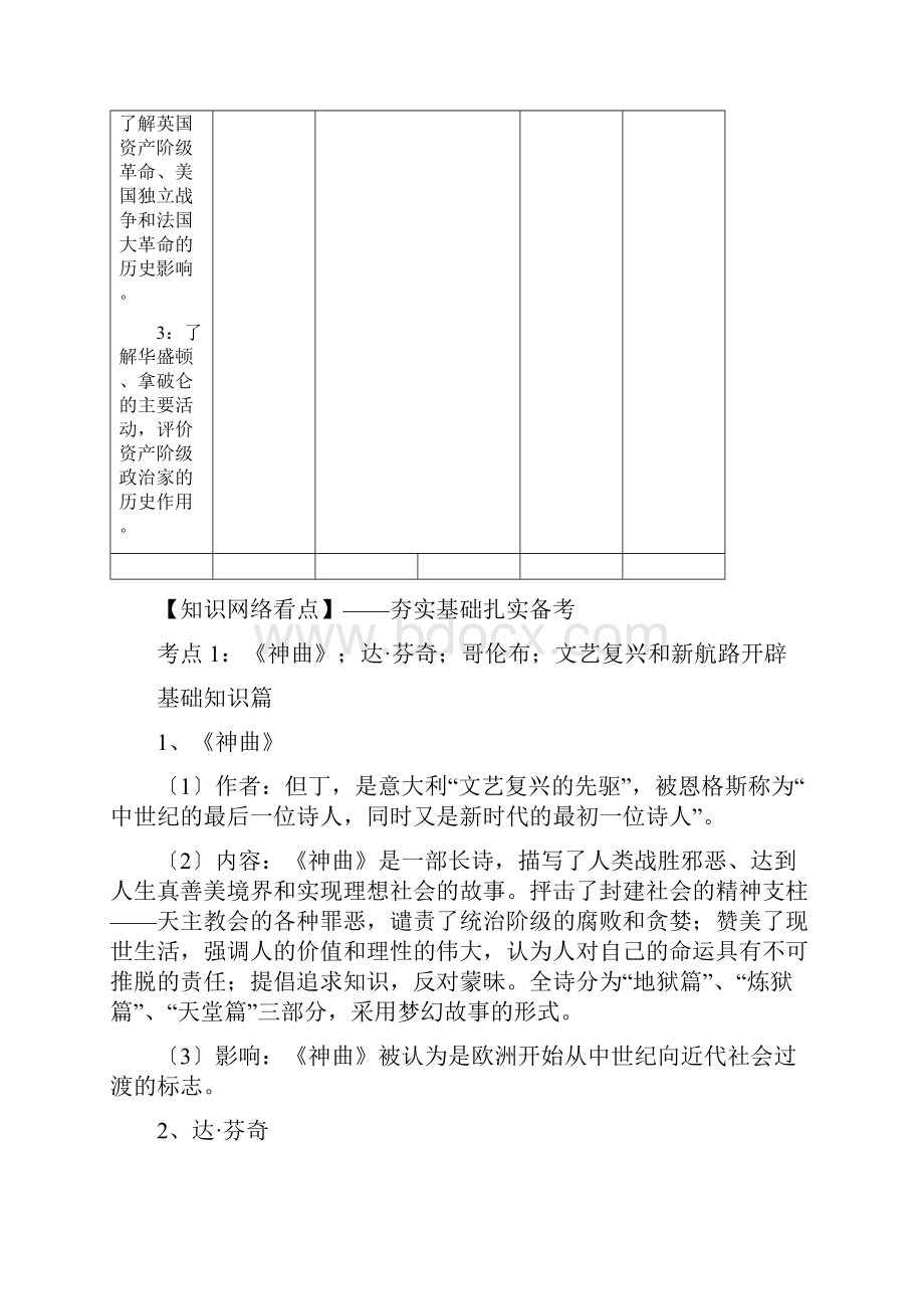 中考历史练习资料专项世近史主题一欧美主要国家的社会巨变.docx_第2页