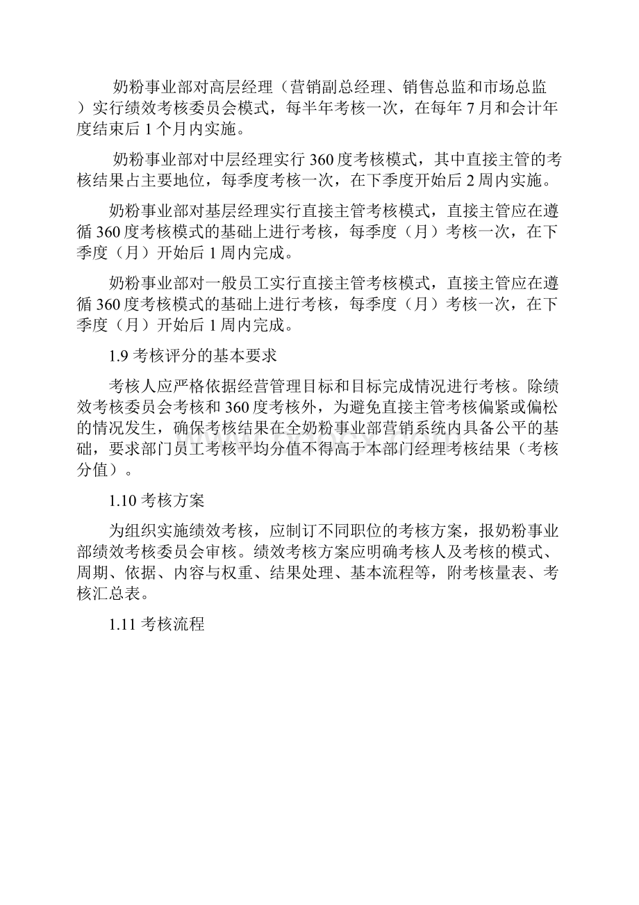 伊利集团营销系统绩效考核制度nmghzh.docx_第3页