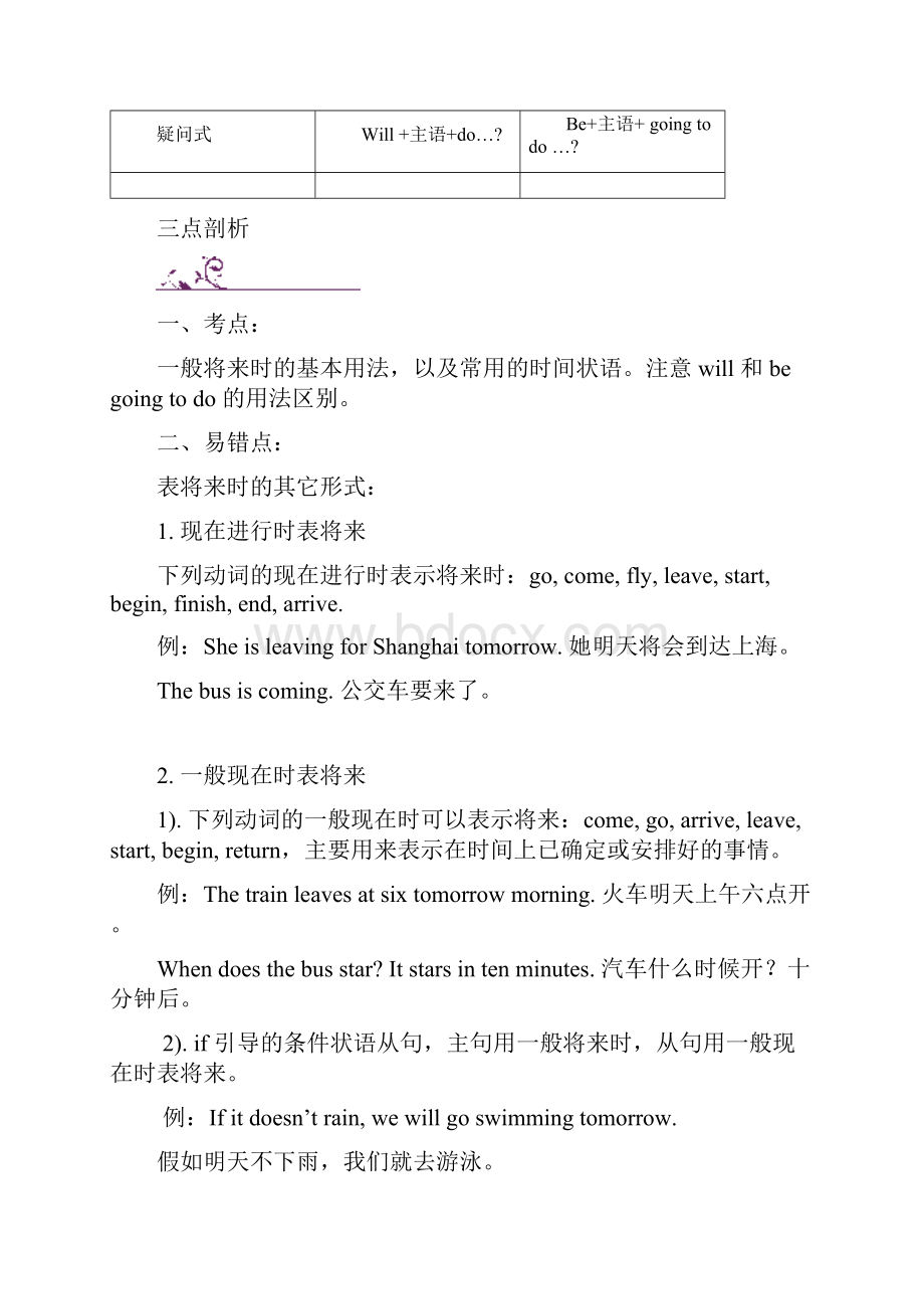 最新中考英语专题讲练一般将来时解析版word.docx_第3页