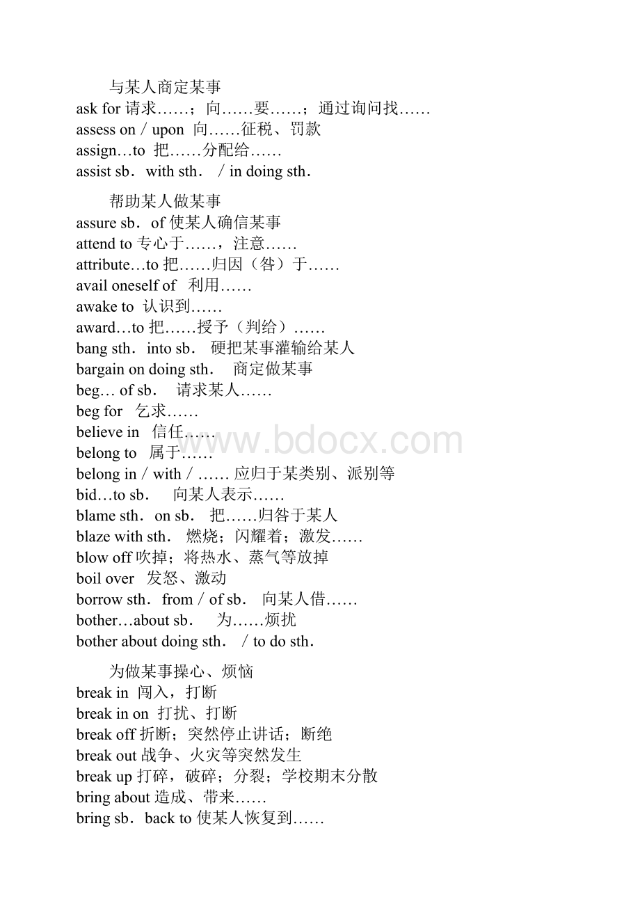 英语常用动词同介词的搭配.docx_第2页