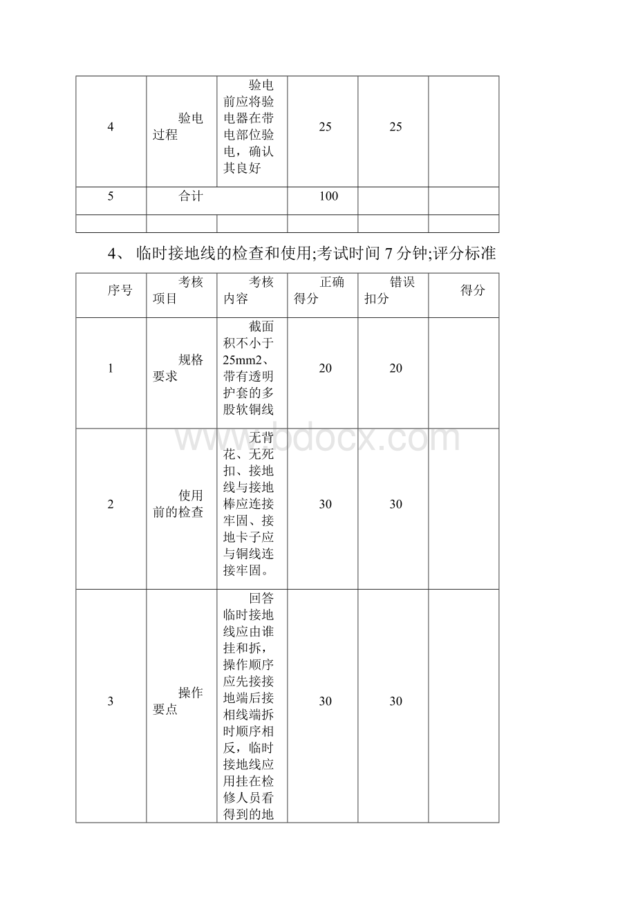 北京市特种作业人员实操考试标准高压电工.docx_第3页