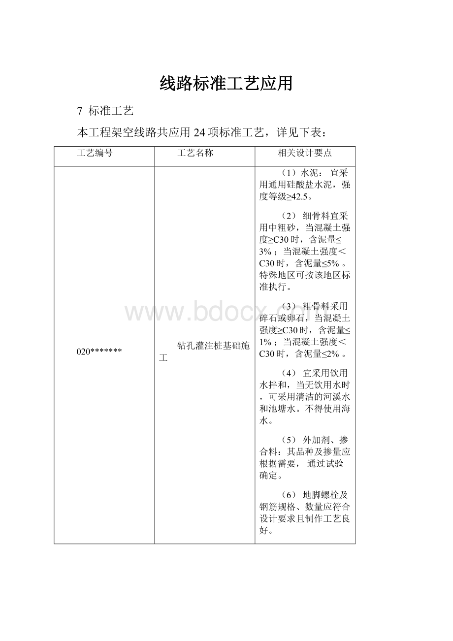 线路标准工艺应用.docx_第1页