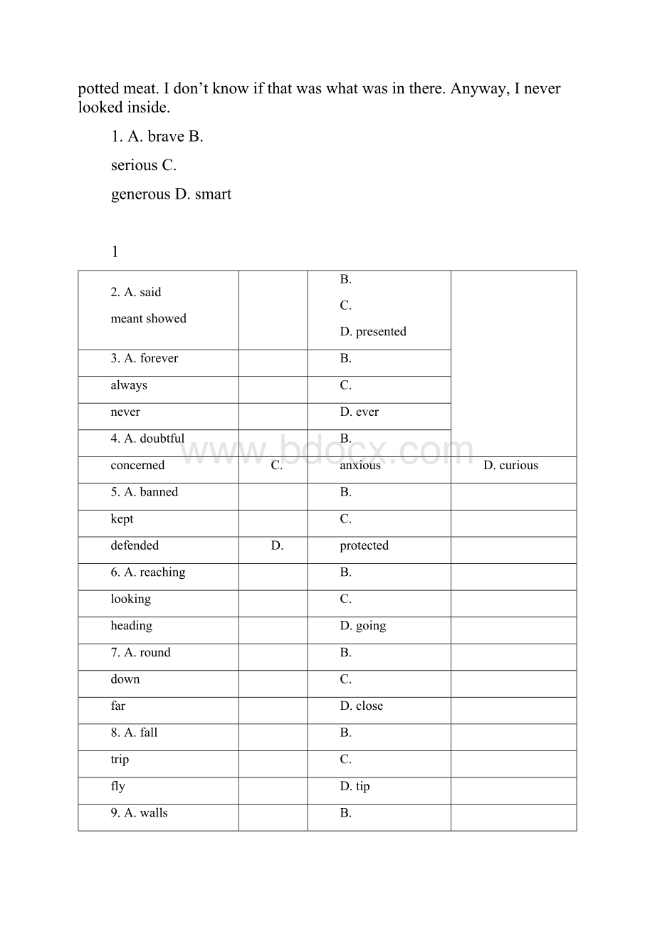 高考英语一轮复习综合阅读演练二1.docx_第2页