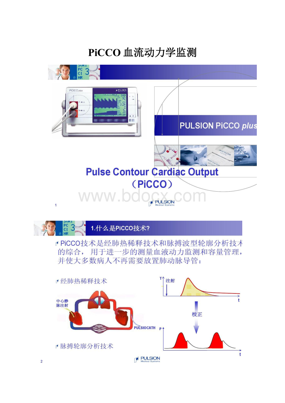 PiCCO血流动力学监测.docx_第1页