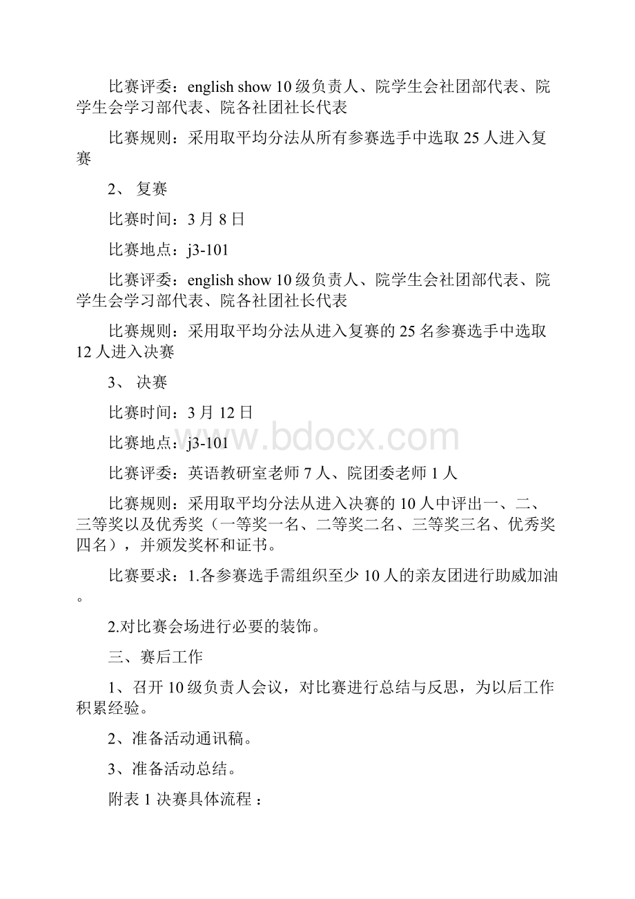 英语演讲比赛策划书.docx_第2页