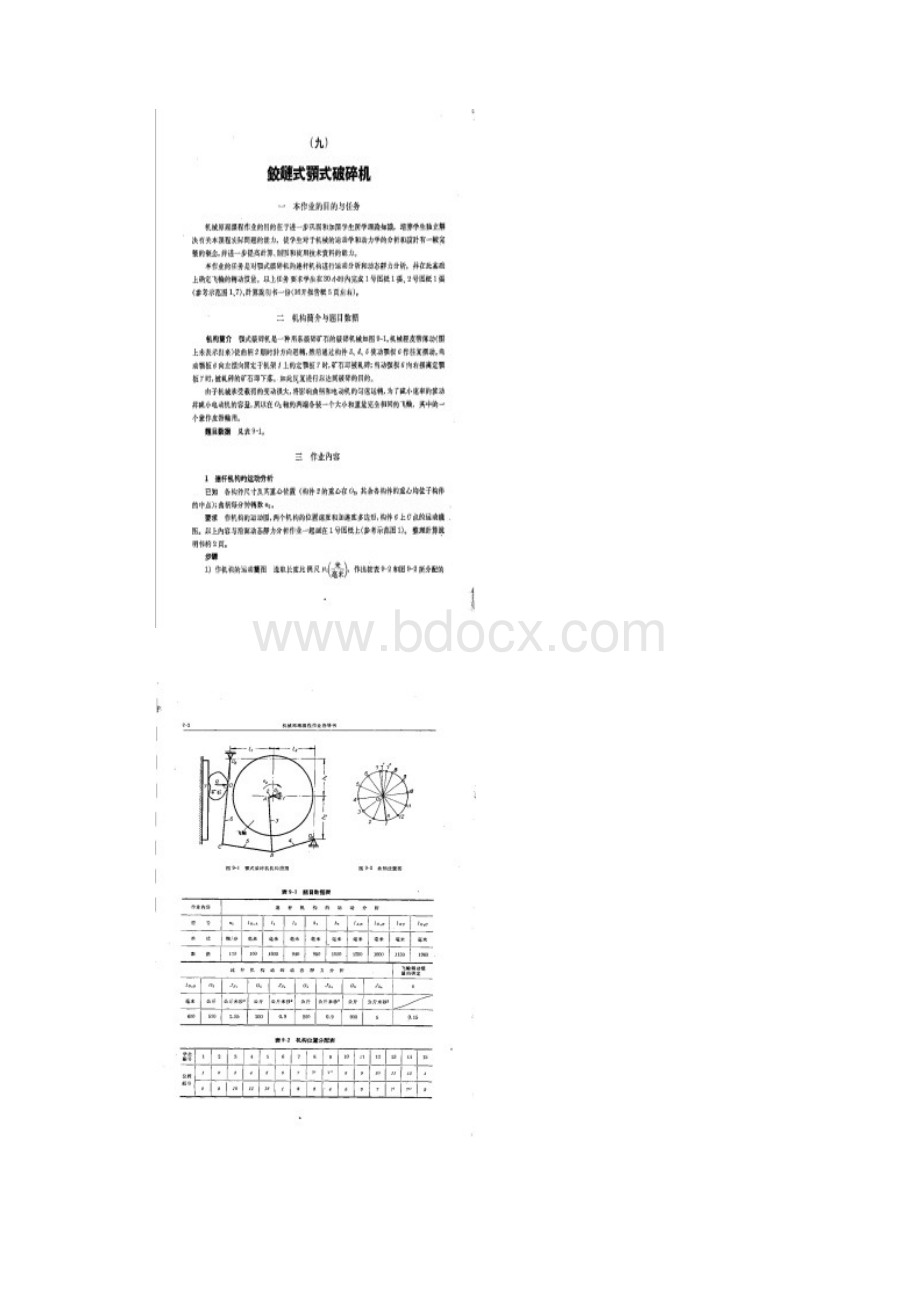 颚式破碎机机械原理课程设计.docx_第2页