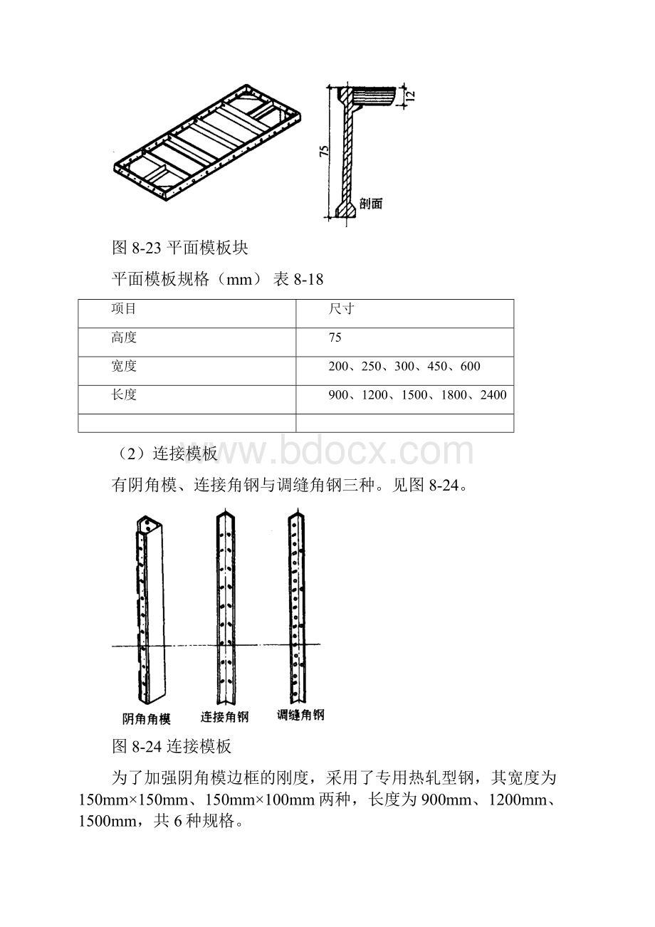 模板工程钢框木竹胶合板模板.docx_第2页