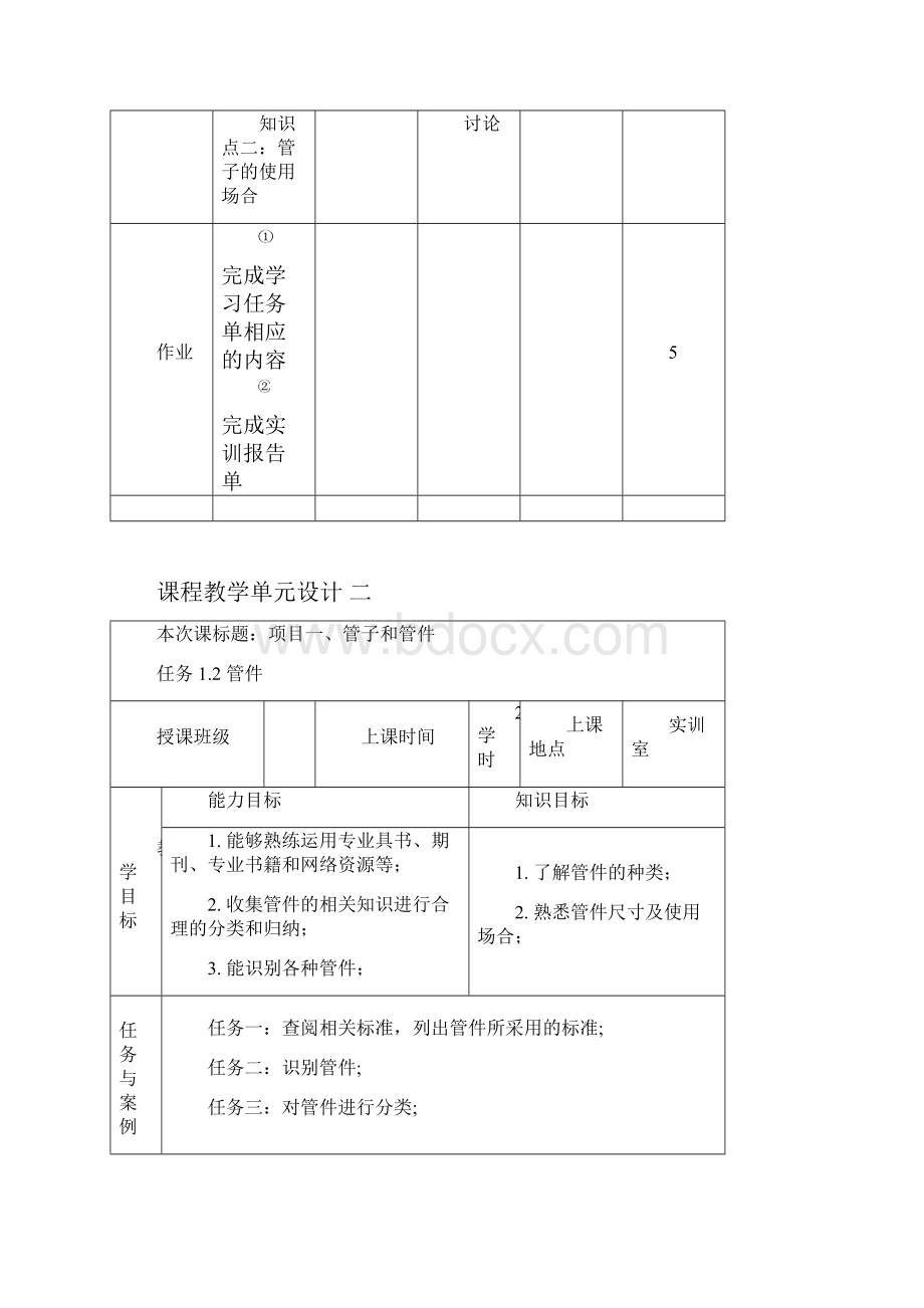 《化工管路拆装与维护》单元教学设计.docx_第3页