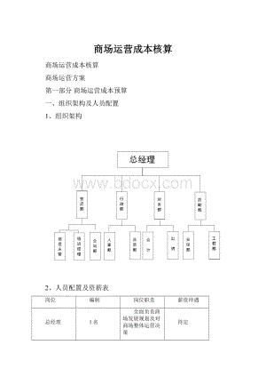 商场运营成本核算.docx