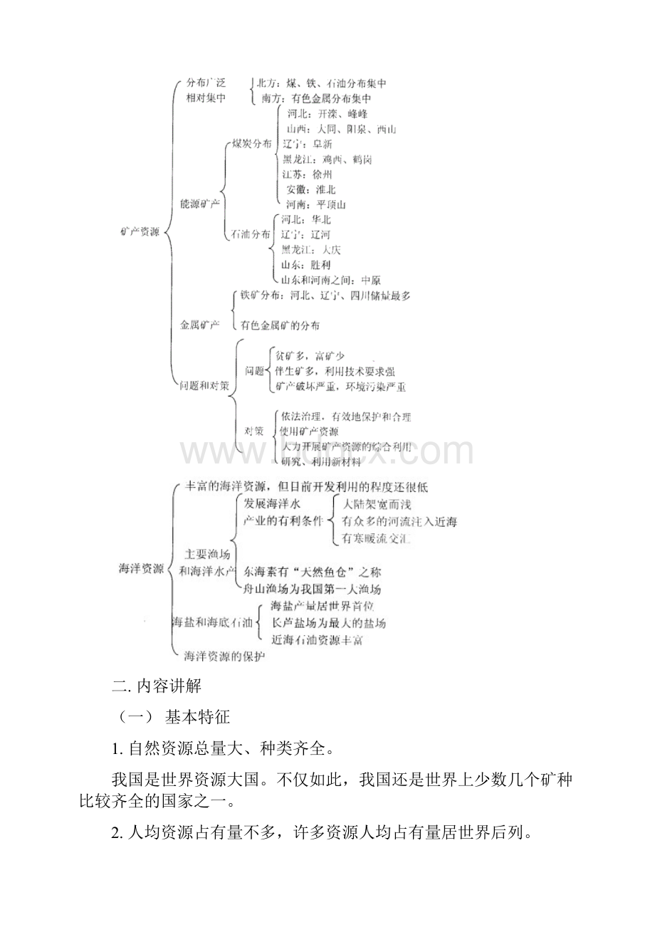 最新湘教版八上地理第三章 中国的自然资源复习教案.docx_第3页