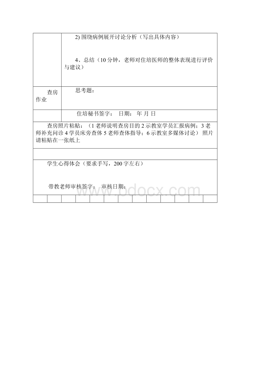 住院医师规范化培训教学查房完美模板.docx_第3页