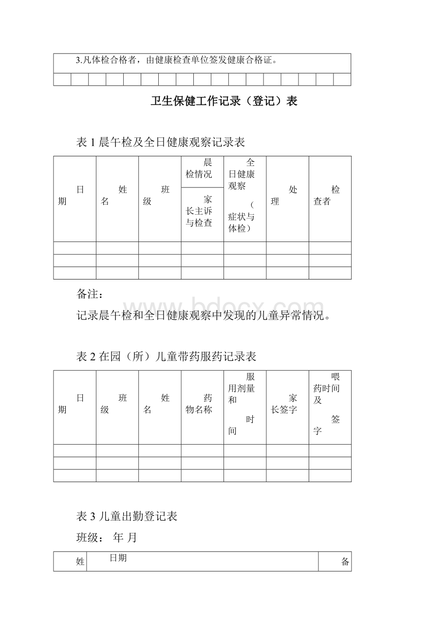 托儿所幼儿园卫生保健评估标准.docx_第3页