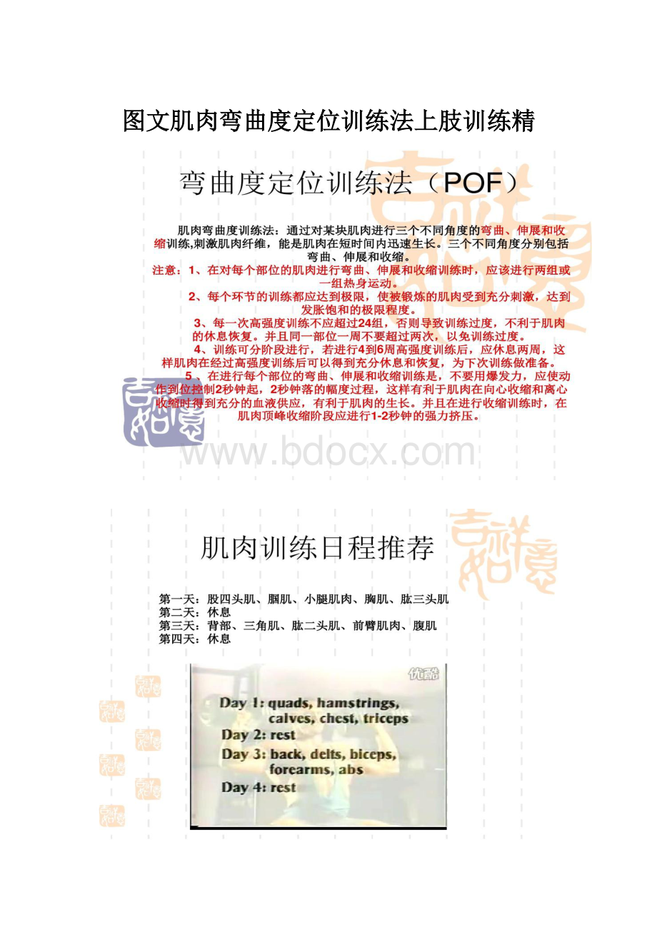 图文肌肉弯曲度定位训练法上肢训练精.docx