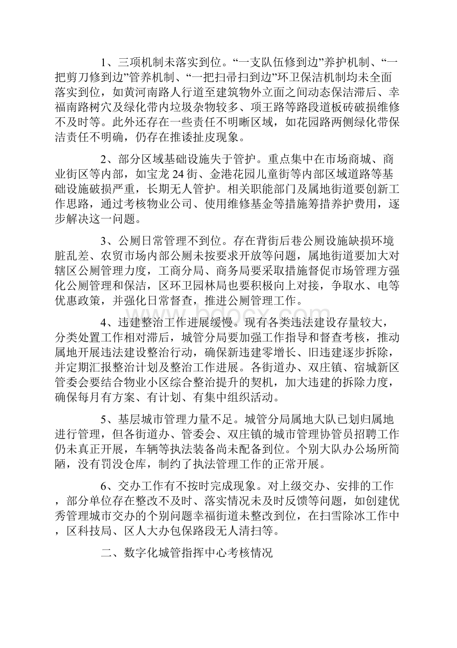 城管督查情况通报.docx_第3页