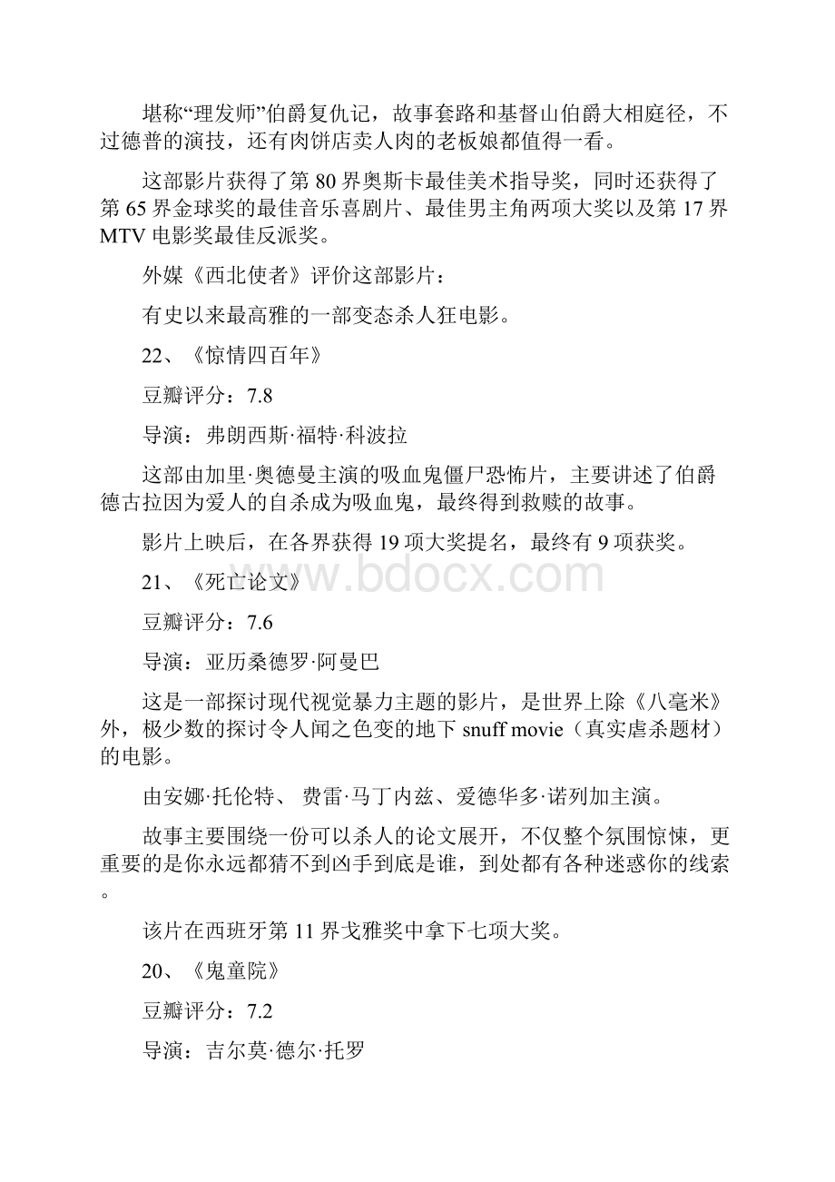 网友评选的最好看的24部恐怖片绝对不只是恐怖.docx_第2页