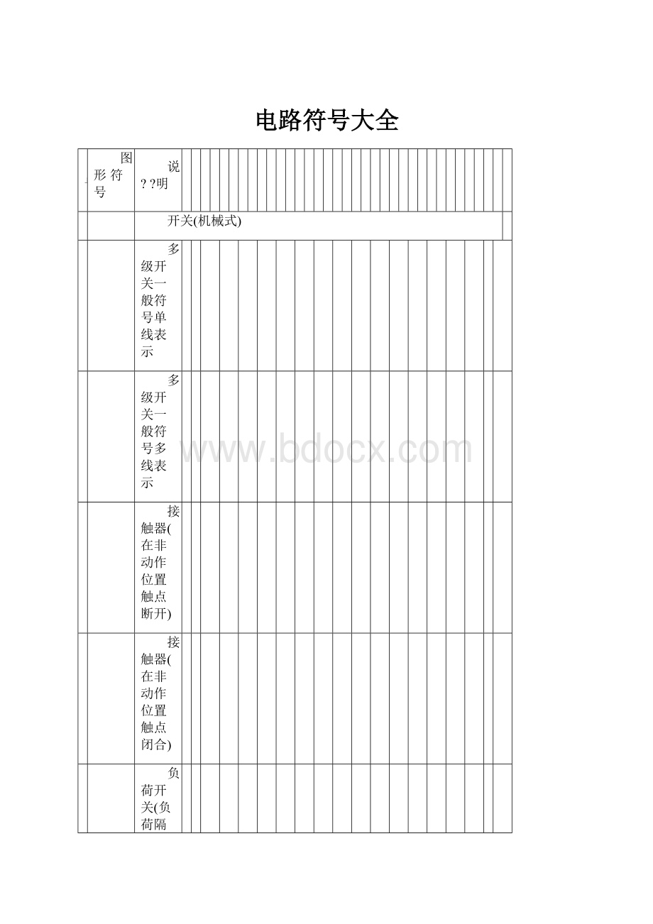 电路符号大全.docx_第1页