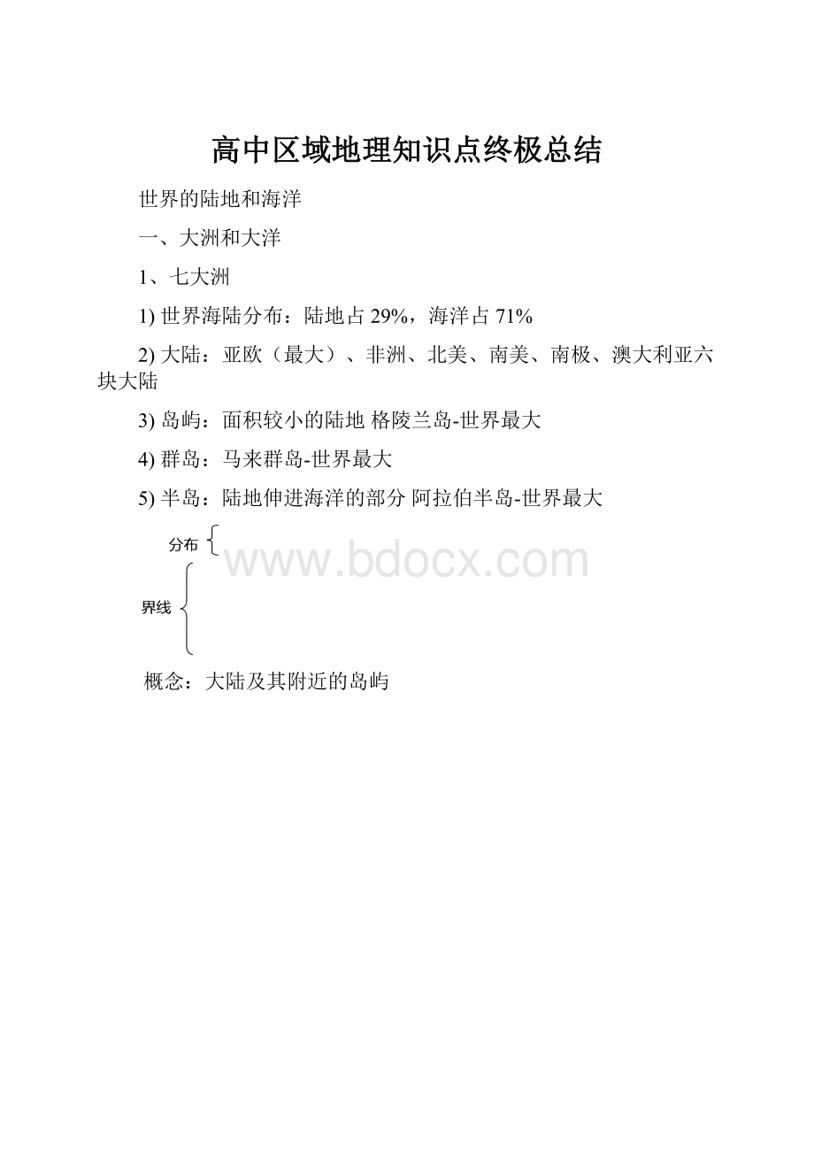 高中区域地理知识点终极总结.docx_第1页