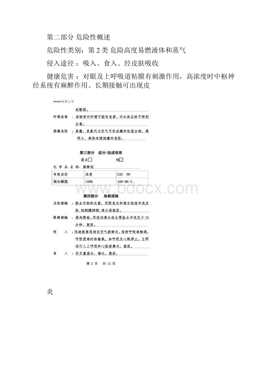 天那水MSDS标准版.docx_第2页