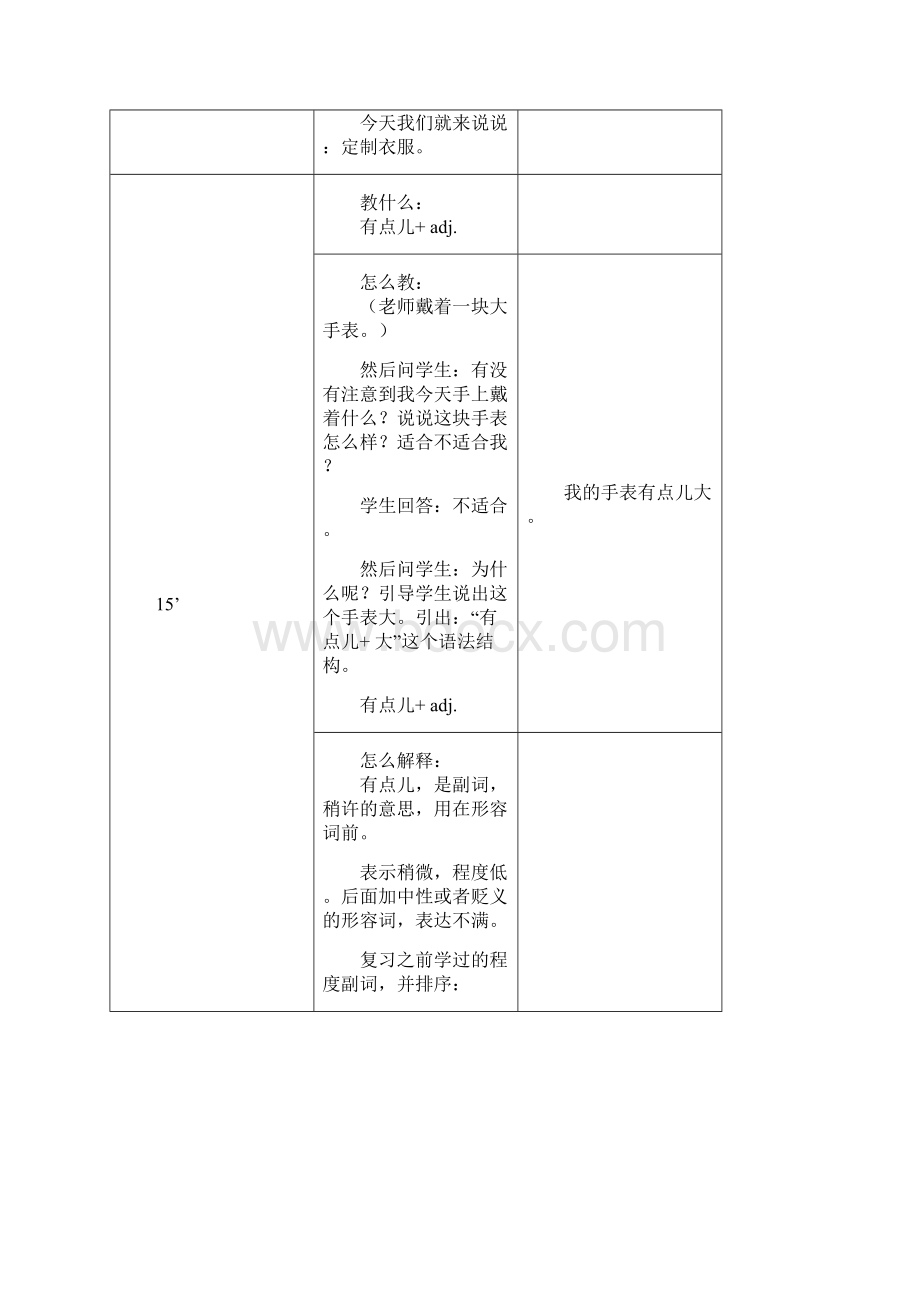 儒森对外汉语教案 您穿这件衣服真漂亮.docx_第2页