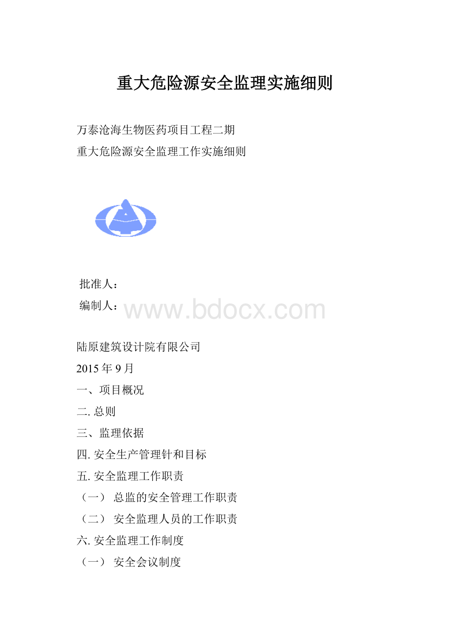 重大危险源安全监理实施细则.docx