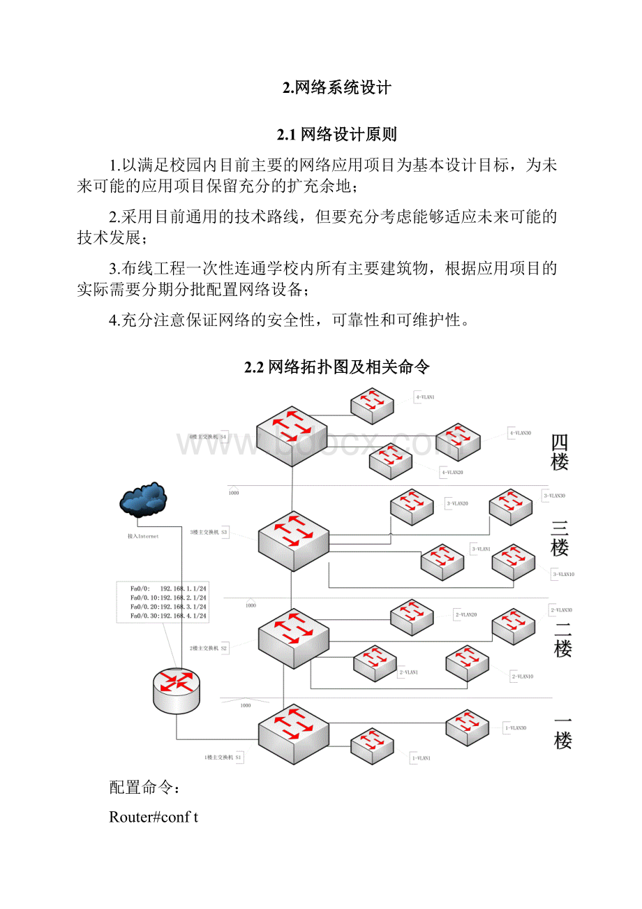 办公楼网络规划方案.docx_第3页