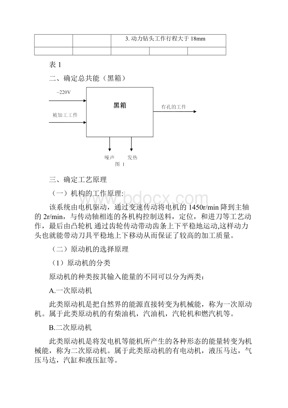 打孔机的结构原理设计机械系统设计大作业之欧阳数创编.docx_第2页