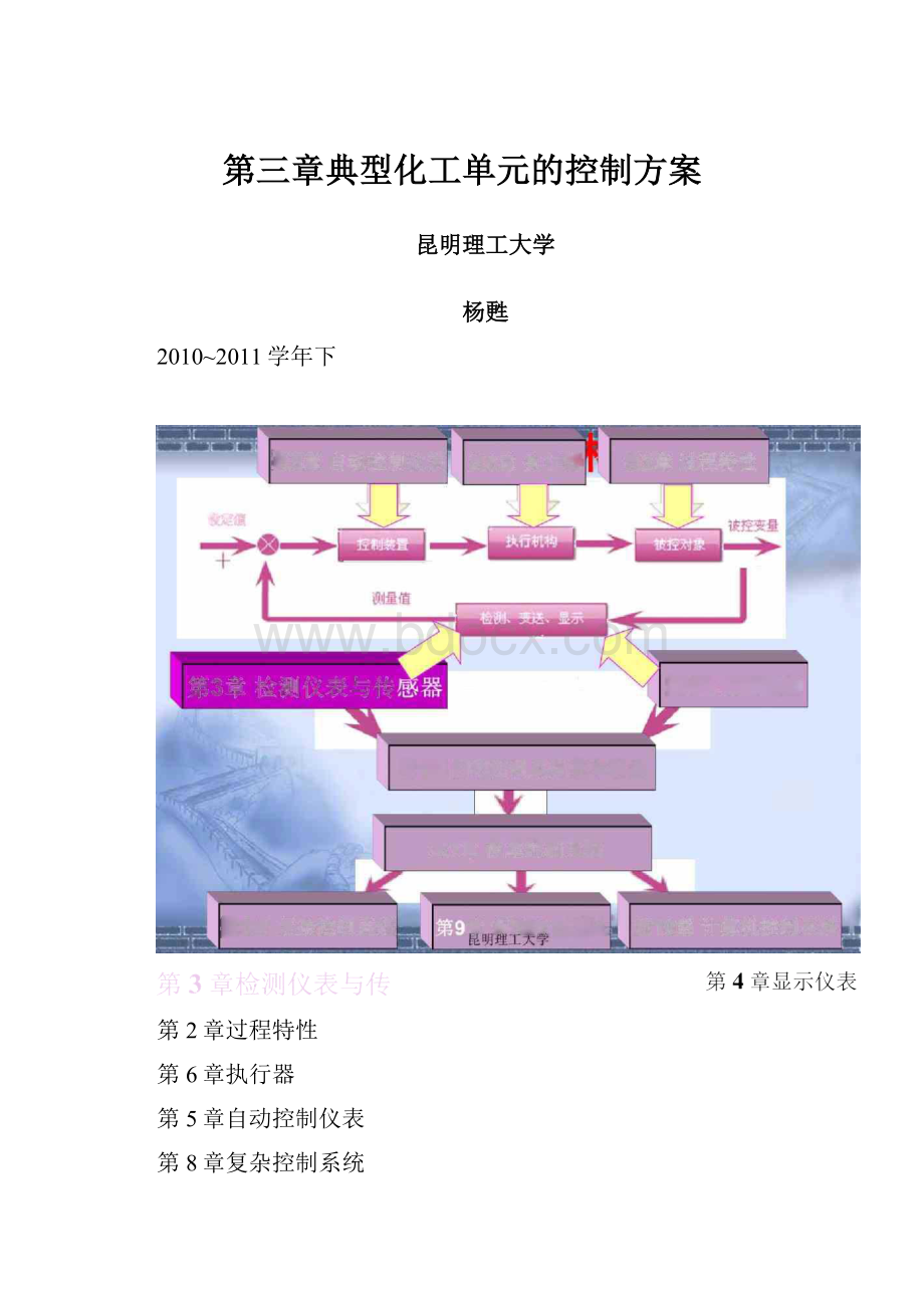 第三章典型化工单元的控制方案.docx