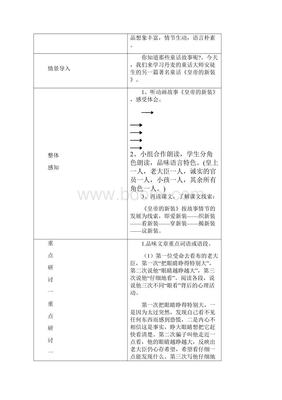 部编版七年级上册《皇帝的新装》教案语文.docx_第3页