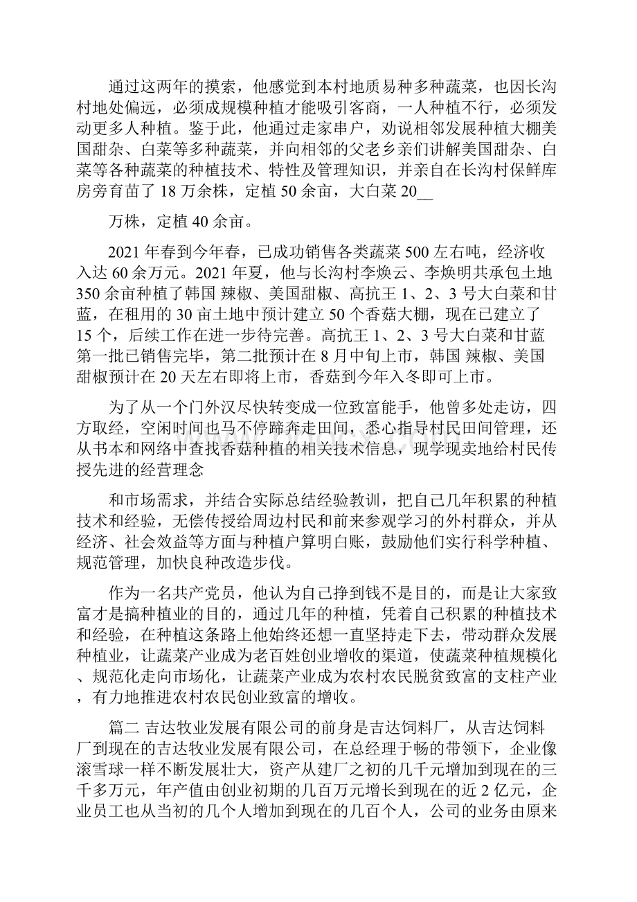 自主创业事迹材料.docx_第2页