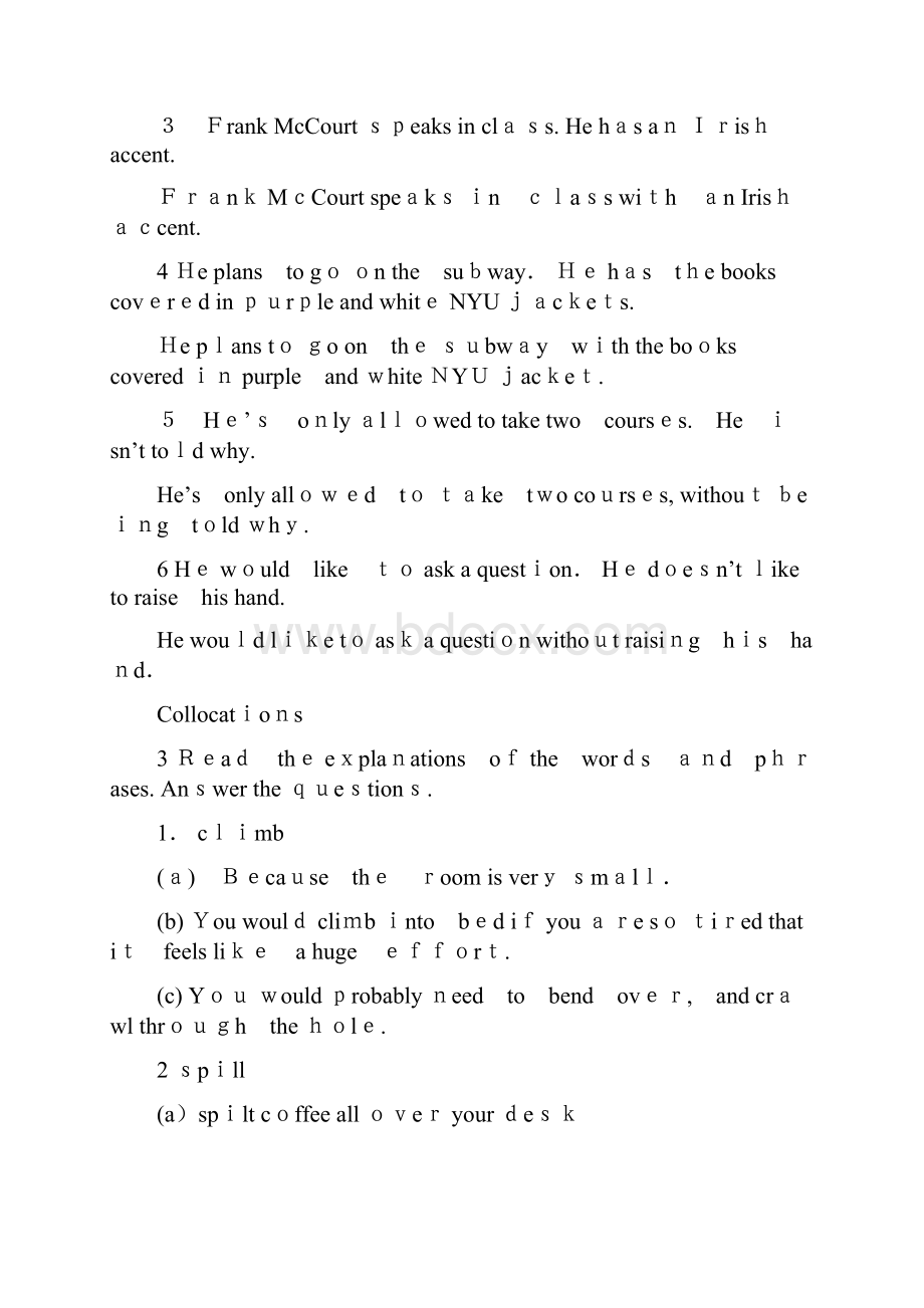 新标准大学英语综合教程1课后答案及语法.docx_第2页