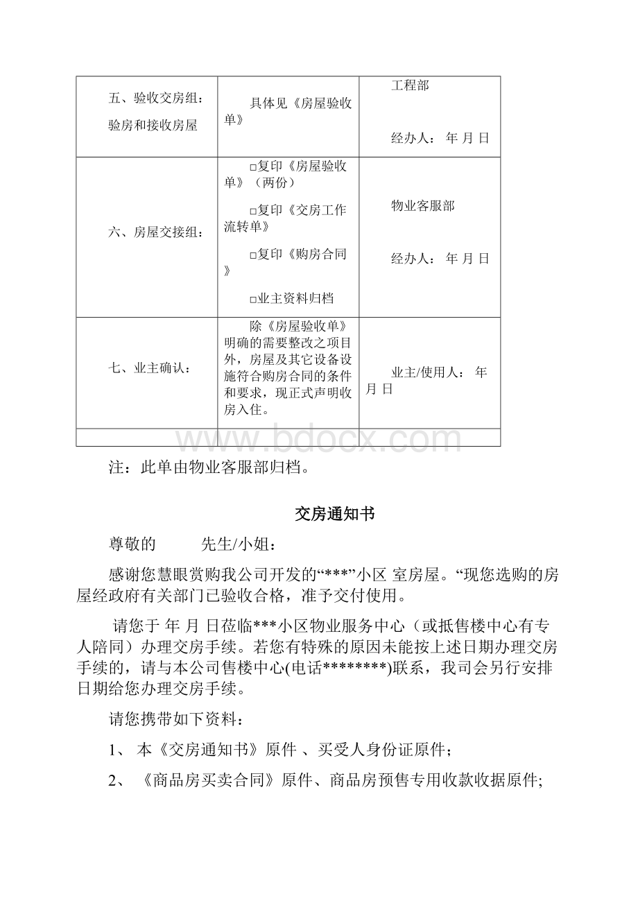 物业交房时所需表格汇总情况.docx_第2页