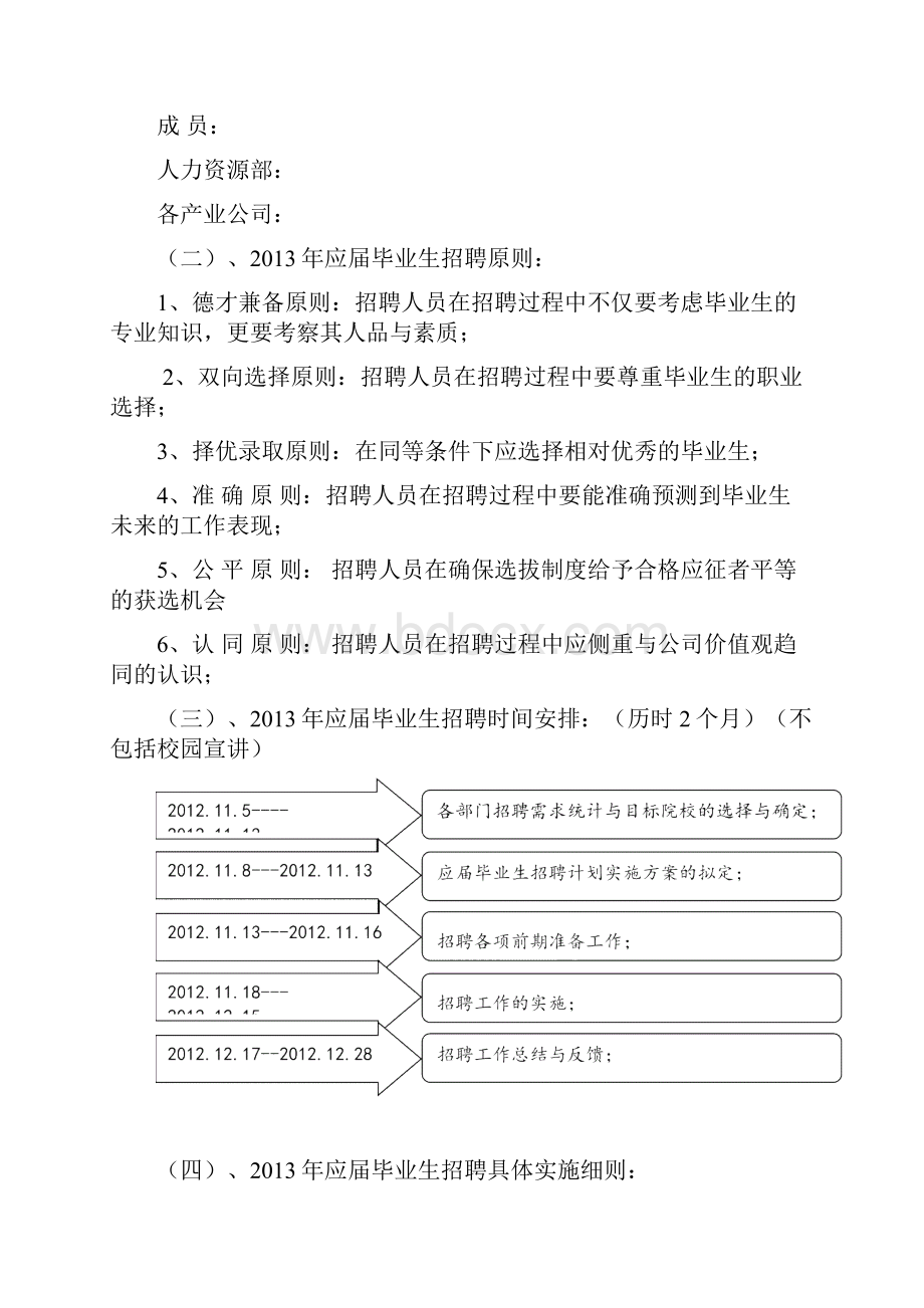 应届毕业生招聘计划实施方案.docx_第3页