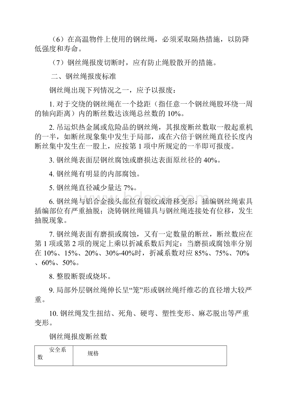 钢丝绳使用和报废标准.docx_第2页