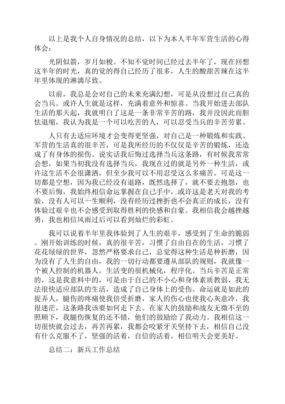 新兵工作总结最新总结.docx_第2页