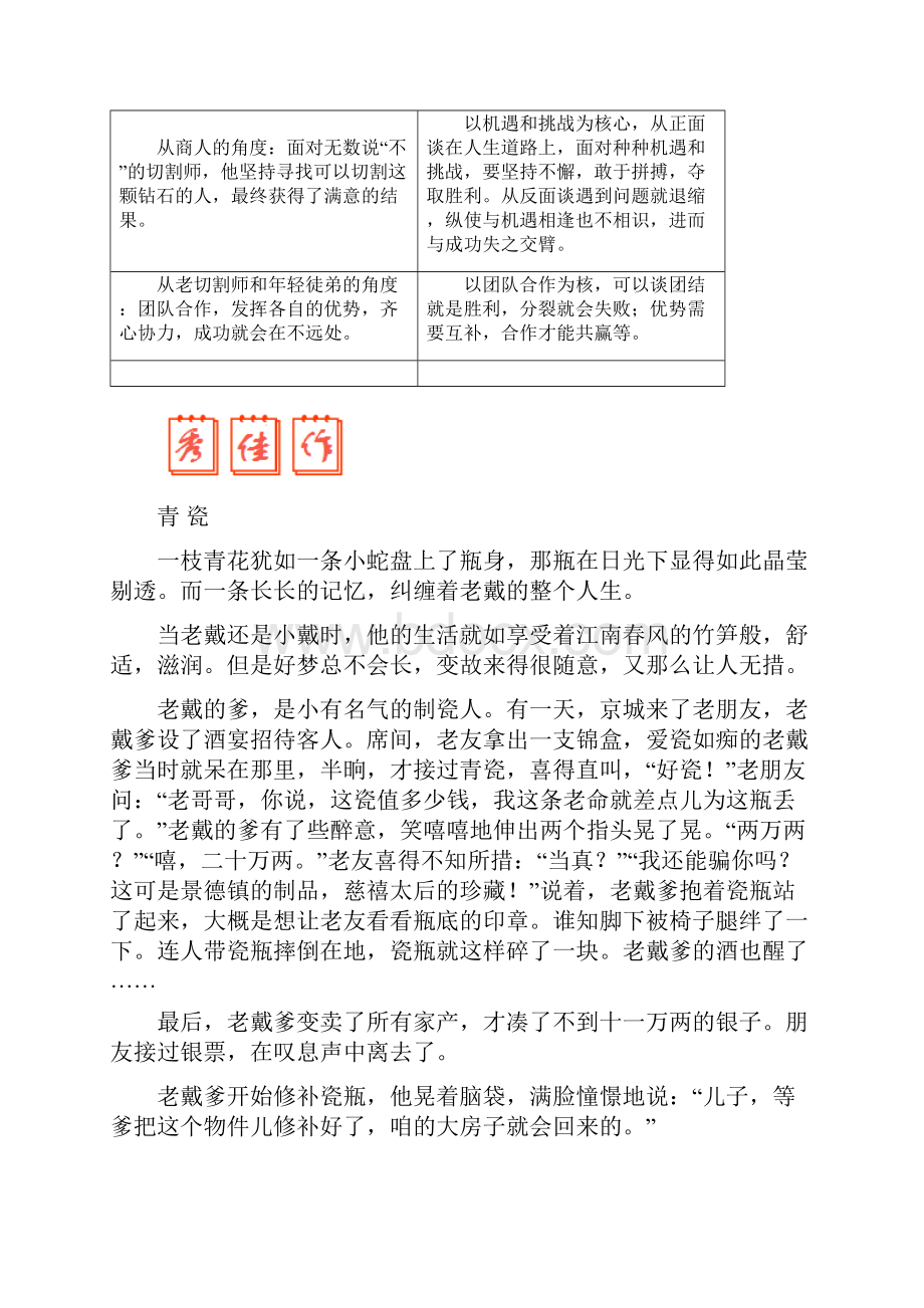 高考语文写作点拨及高考满分作文赏析小小说下.docx_第3页