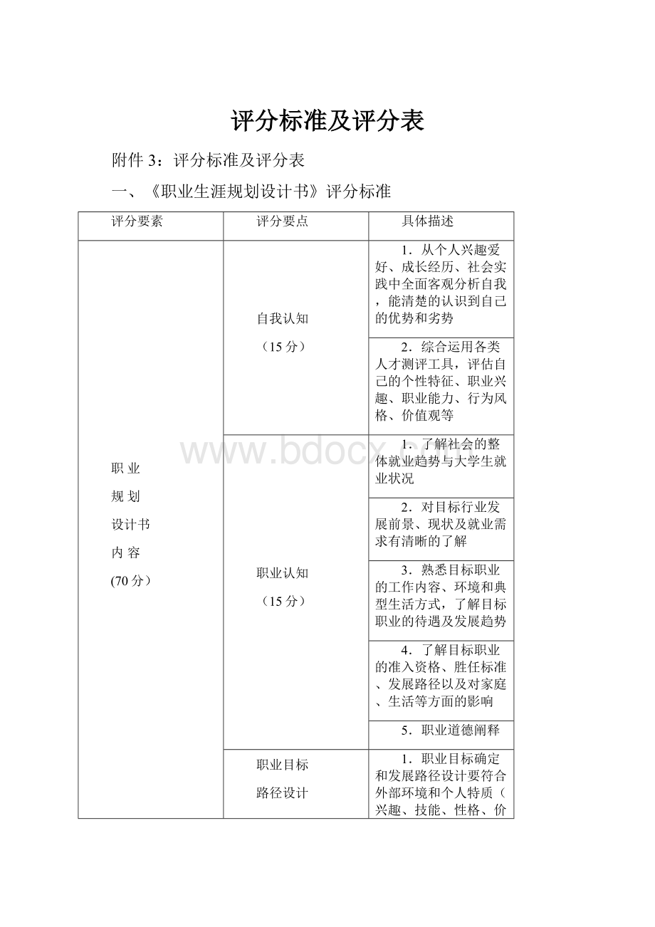 评分标准及评分表.docx