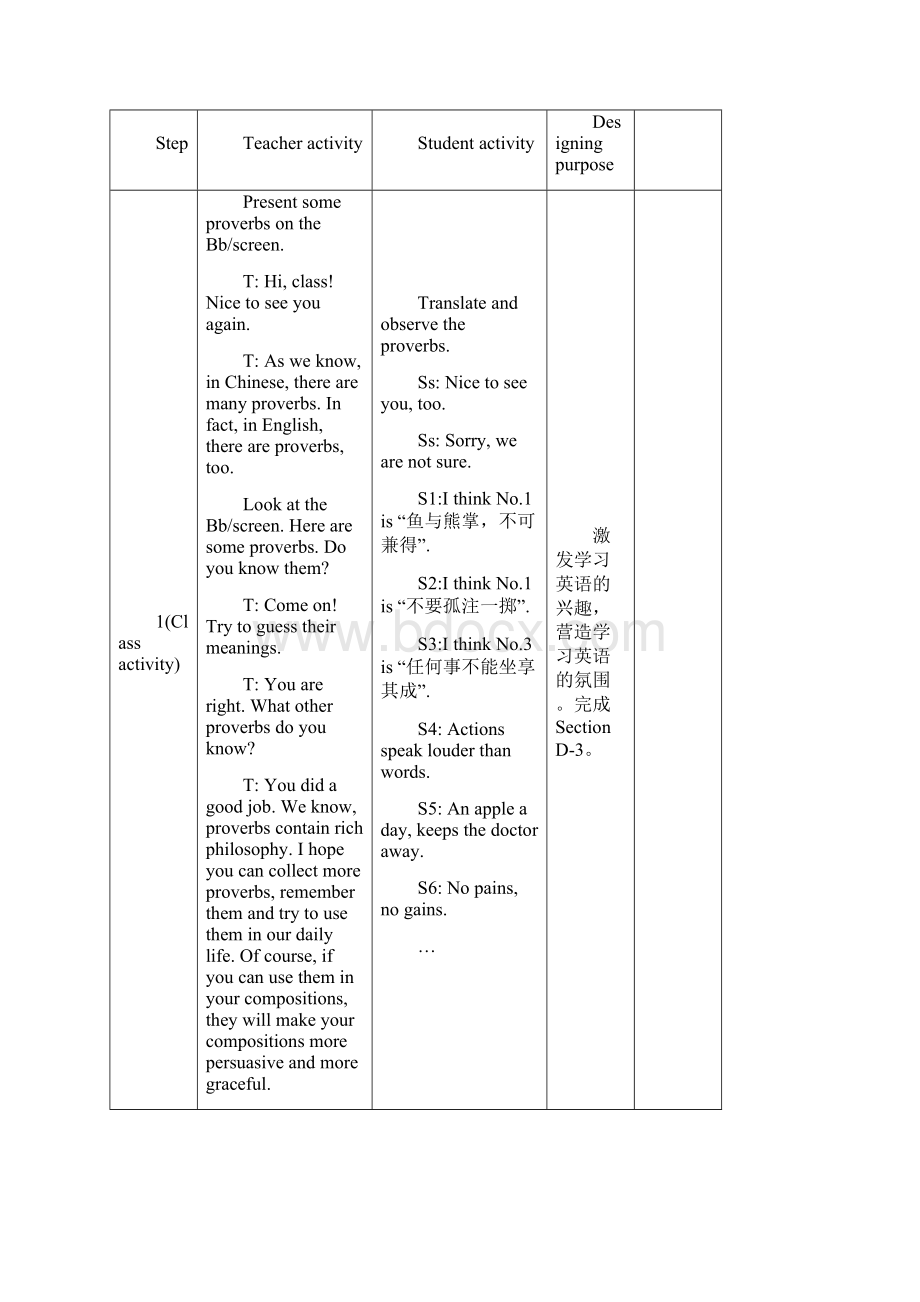 最新仁爱版八年级英语下册U7T1p4优质教学设计.docx_第3页