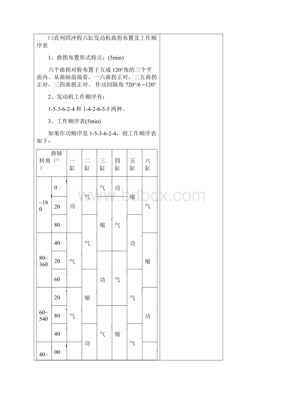 发动机曲拐布置及工作顺序教案.docx_第3页