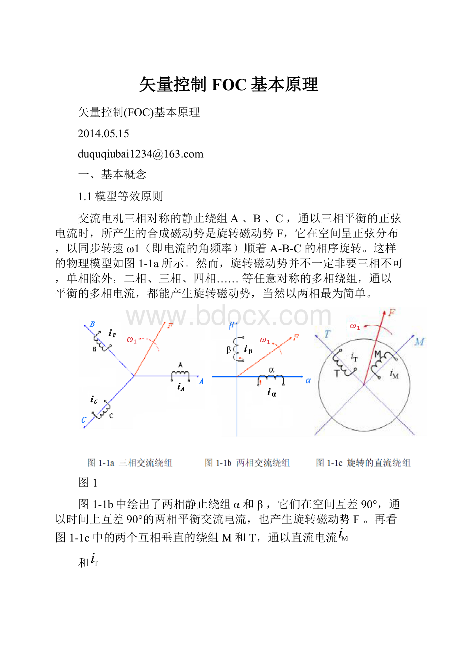 矢量控制FOC基本原理.docx_第1页