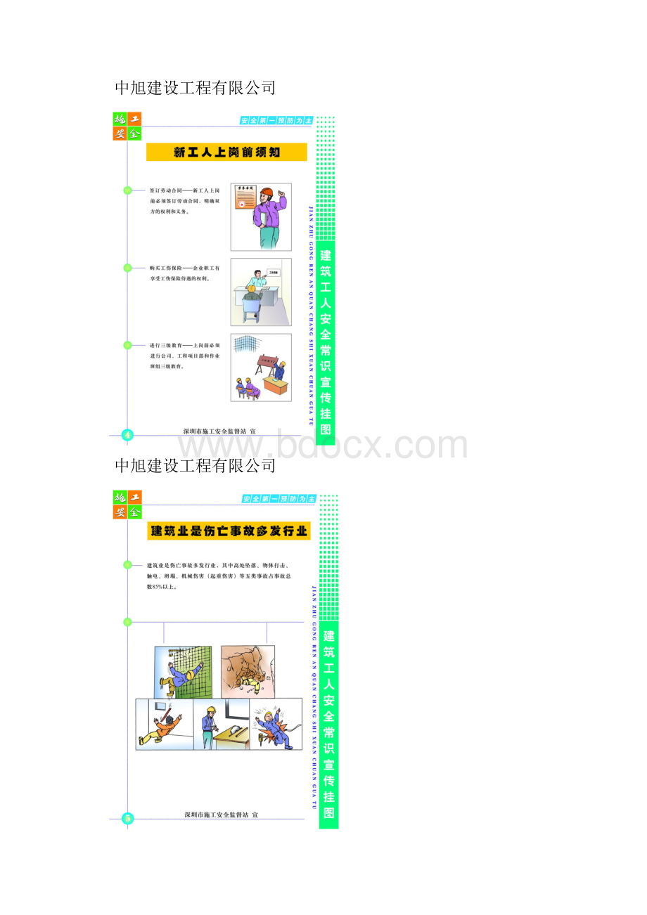 建筑施工现场常用安全宣传画册.docx_第3页