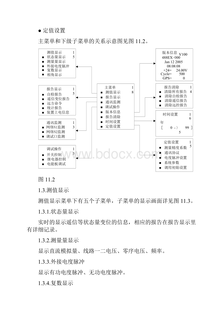 WDZ488EX双母线测控装置使用说明书+技术说明书.docx_第2页