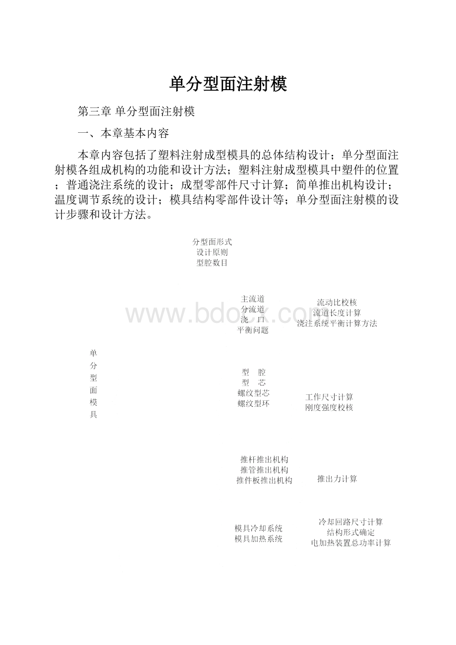 单分型面注射模.docx_第1页