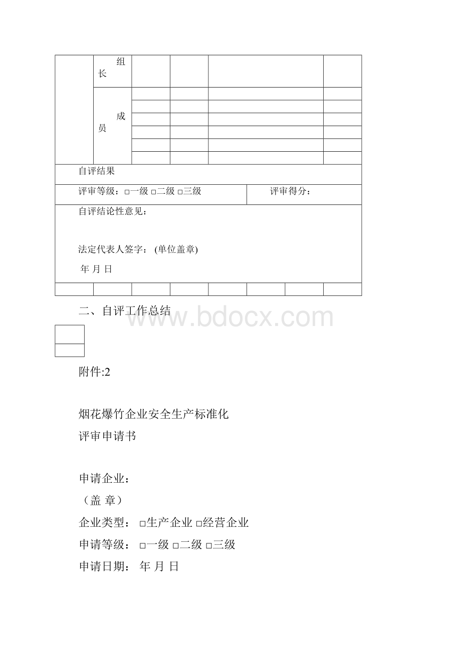 烟花爆竹企业安全生产标准化自评报告.docx_第2页