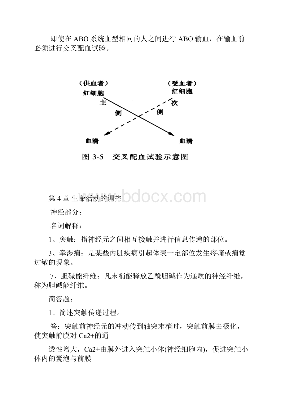 护理专业《生理学》复习试题和答案解析.docx_第3页