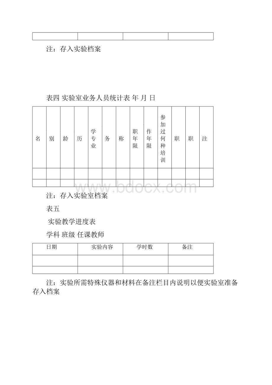 生物实验室各种表格.docx_第3页