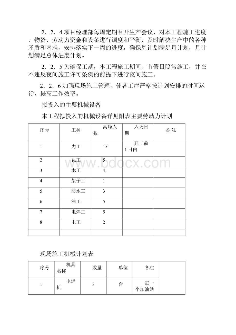 中石化加油站施工组织方案.docx_第3页