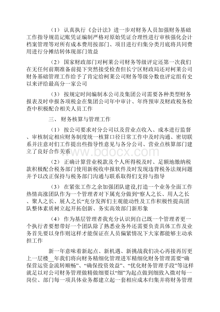 关于财务经理年终工作总结集合八篇.docx_第2页