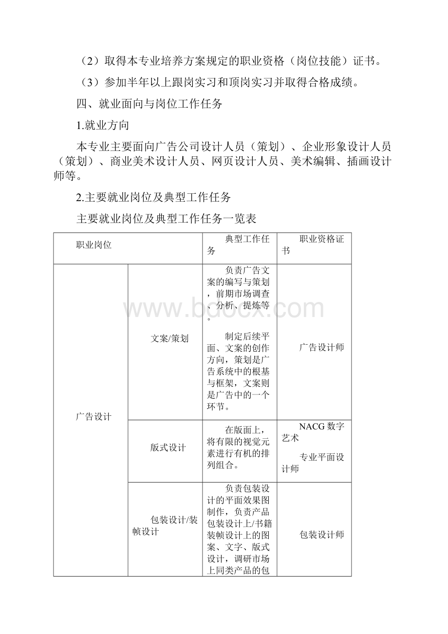 技工院校计算机广告制作人才培养计划.docx_第2页