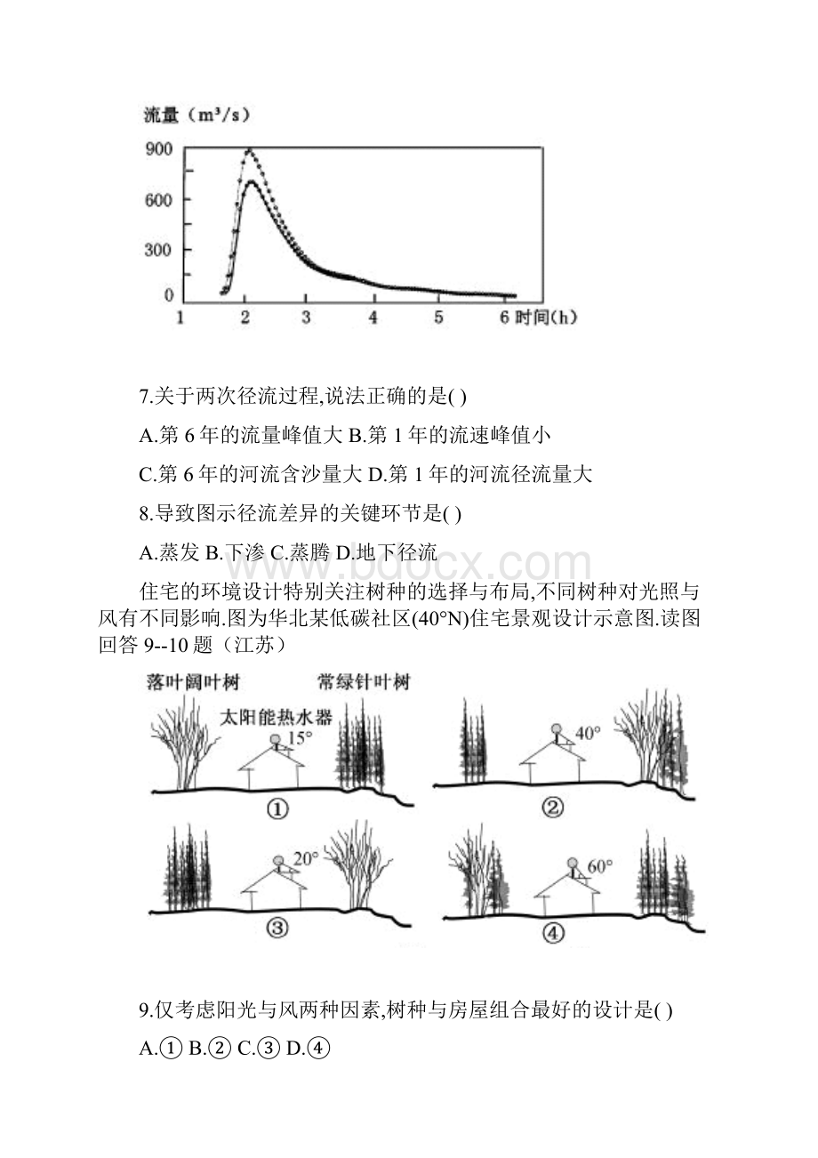 高考江苏地理题终极实用版.docx_第3页